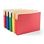 Staples Reinforced File Pocket, Letter Size, Assorted Colors, 5/Pack (227132)~#|#~04F42640-D98A-4EBE-BCF6CB1E79AC7665_sc7