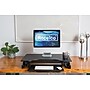 Rocelco 32"W Manual Adjustable Standing Desk Converter, Black (R EADRB2)~#|#~04F7DE77-11FF-45AC-80EA0BA3BA4A4B46_sc7