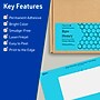 Avery Printable Rectangle Multipurpose Labels, 2.5" x 4", Bright Blue, 240/Box (94245)~#|#~04FE2D4A-F181-48B5-806364CEDEC3BD16_sc7