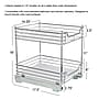 Household Essentials Glidez Metal Organizer, Chrome (61724-1)~#|#~05018211-36DA-4989-90C5C8FFC6DEFB32_sc7