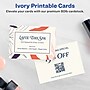 Avery Business Cards, 2.5" x 3.5", Matte Ivory, 300/Box (95272)~#|#~05018718-9C33-455F-B70E55C49C1788FD_sc7