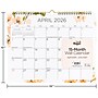 2026-2027 See It Bigger 15" x 12.25" Academic Monthly Wall Calendar, Pink Floral (90438DS)~#|#~0502371A-A498-4879-88CE7C657276934F_sc7