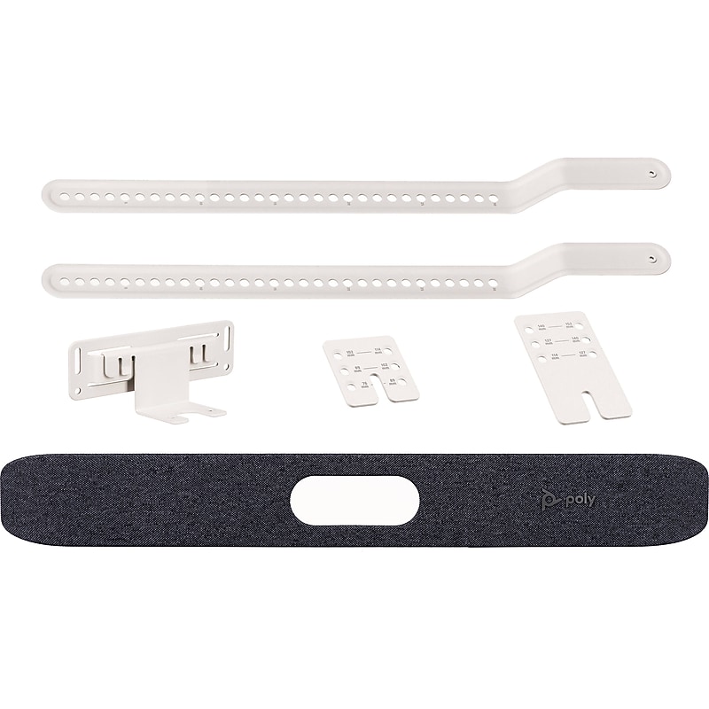Poly Studio X30 Mounting Kit Bundle, Wall Mounted, Black (875L7AA) image 1