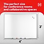 TRU RED™ Magnetic Steel Dry Erase Board, Satin Frame, 4' x 3' (TR61175)~#|#~05033B3E-1D56-4052-AAA1D43254362139_sc7