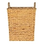Household Essentials Square Handwoven Water Hyacinth and Seagrass Basket with Handles, Natural (HE1190)~#|#~0506256C-56E9-4231-9DABB67E2745C2B9_sc7