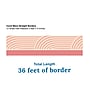 Carson Dellosa True to You Straight Borders, 3" x 3', Coral Wave, 12/Pack (108524)~#|#~05062881-E809-4021-9890E138C79BB494_sc7