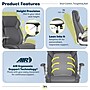 Serta Quinten Ergonomic Faux Leather Executive Chair, Gray (52959-GRY)~#|#~0507F88A-79F4-4AF9-8C244D0F006C499B_sc7