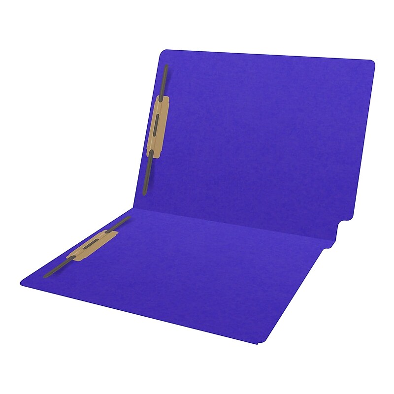 Medical Arts Press Heavy-Duty End Tab File Folder, Straight Cut, Letter-Size, Purple, 40/Box (S-09459-PUR) image 1