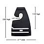 Nahanco 2 7/8" Tie Hanger, Black, 100/Pack (TC100)~#|#~050F0A34-D9A6-4AFD-B2E3E92B76D58E7B_sc7