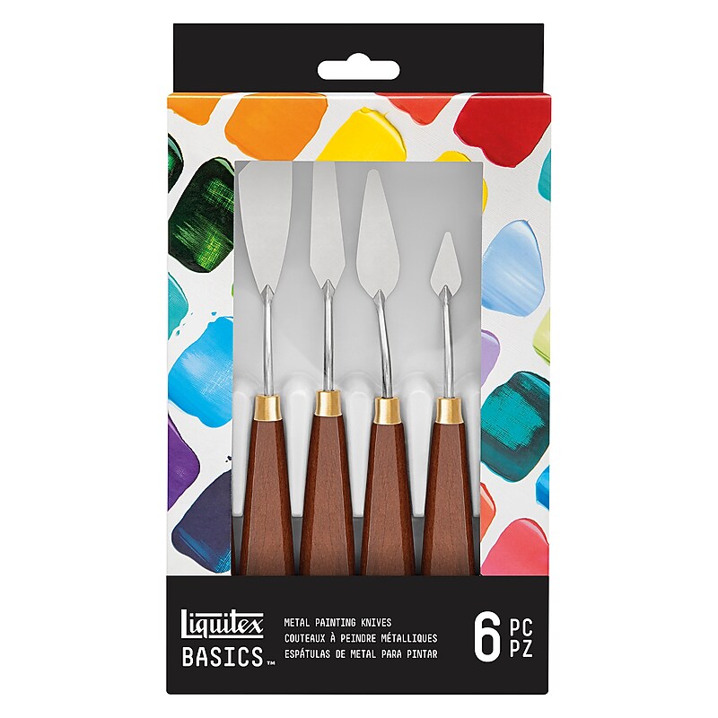 Liquitex BASICS Metal Palette Knives, Multicolored (LIQ3699372) image 1