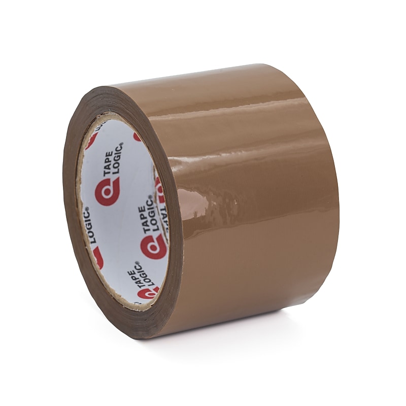 Tape Logic #291 Industrial Heavy Duty Packing Tape, 3" x 110 yds., Tan, 6/Carton (T9052291T6PK) image 1