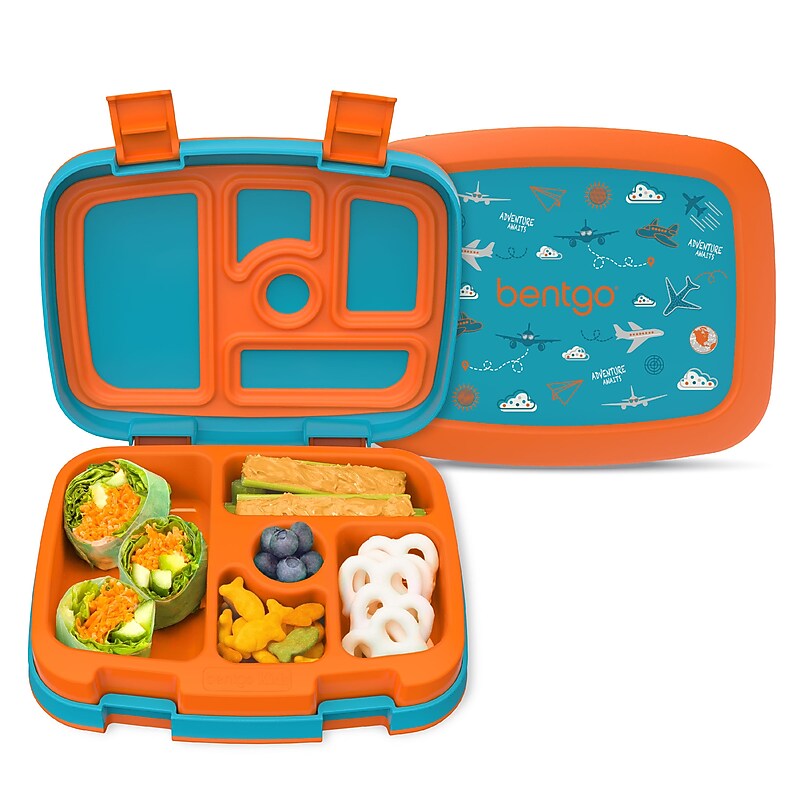 bentgo Kids Bento Box, Planes, 19.2 oz. (BGKDPT-PLN) image 1