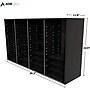 AdirOffice 500 Series 36 Compartment Literature Organizers, 39.3" x 11.8", Black, 2/Pack (500-36-BLK-2PK)~#|#~051CB00F-5782-4355-B537B872E2E72668_sc7