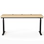 VersaDesk PowerLift 72"W Electric Rectangular Adjustable Standing Desk, Maple/Black (PLSDR7230BMAPP)~#|#~051F1340-E81E-47EF-B468000BA7933B0A_sc7