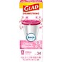 Glad OdorShield 4 Gallon Scented Trash Bag, Low Density, Cherry Blossom Scent, Pink, 34 Bags/Box (79274)~#|#~052916B8-47FE-45E7-AB1F9346637F5810_sc7