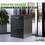 Alpine Industries Stainless Steel Trash Can, 40 Gallon, Black (ALP438-40-BLK-MK)~#|#~052990E8-056D-4E05-9257149A66402D6D_sc7