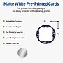 Avery Silver-Navy Matte Blank Card, White, 120/Pack (S00-FHS)~#|#~052B6E16-BD10-4979-A806C005783F0227_sc7