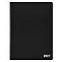 2027 Staples 8" x 11" Weekly & Monthly Planner, Faux Leather Cover, Black (ST21494-27)~#|#~052CA81E-BB67-4ACD-B608086E4D2294D3_sc7