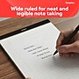 Staples Notepads, 8.5" x 11", Wide Ruled, White, 50 Sheets/Pad, Dozen (ST57339M/57339)~#|#~052CC53F-CB34-4316-9A92A4953B7F7F64_sc7