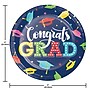 Creative Converting Glad to Be Grad Paper Plates and Napkins Kit, Serves 16 (DTC9209E2G)~#|#~052EFC5F-5038-4F2C-BE1CAED231DD5E71_sc7