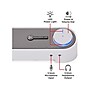 Gogroove SonaVERSE UBR Computer Speaker, White (GGSVUBR100WTEW)~#|#~05360887-7275-4BB6-9E31D948579A0F97_sc7