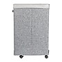 Household Essentials Rolling Hamper with Lid, Graphite (HE1057)~#|#~053B6887-4D97-444C-93B329B6377F1F57_sc7