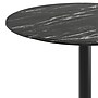 Flash Furniture TopGuard 36" Round Wood Dining Table with X-Base, Black Faux Marble/Black Base (STRD36BMAT3030)~#|#~053D8DA4-C7D6-41CB-A574E495BB6A4ED1_sc7