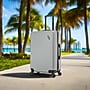 DUKAP Discovery 25.59" Hardside Suitcase, 4-Wheeled Spinner, TSA Checkpoint Friendly, Silver (DKDIS00M-SIL)~#|#~05406D0E-D585-4B70-A4A36FD978289425_sc7