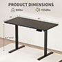 FlexiSpot ET168 48"W Electric Adjustable Standing Desk, Black (4SPL-S09010058)~#|#~05435634-8FC7-465F-A91B0C97124E832E_sc7