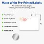 Avery Rectangle Multipurpose Labels, 2" x 3", White, 80/Pack (19479370418)~#|#~05444FFA-DF5A-40A4-BB997401B46693BA_sc7