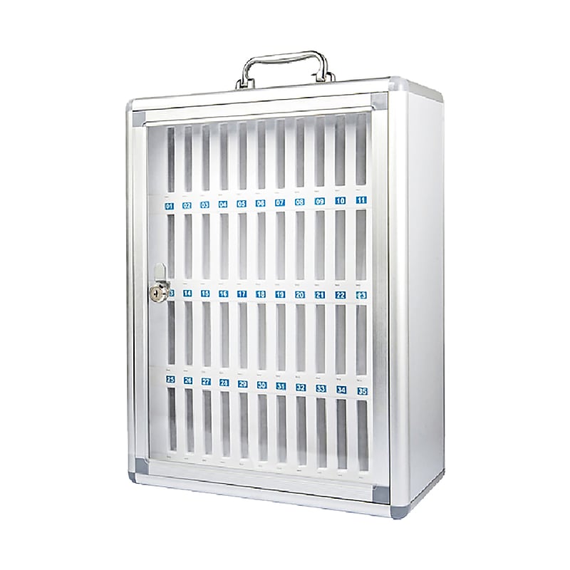 Kore Design Cell Phone Storage Wall Mount Aluminum Lock Box, 14.5" x 19.7", Aluminum (KD-CS48R1) image 1