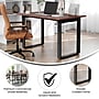 Flash Furniture Redmond 48"W x 30"D Conference Table, Laminate, Walnut (MTM4830WLTUBF)~#|#~0544E25D-9069-4015-AD4FC5186952D904_sc7
