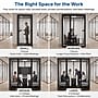Uncaged Ergonomics Modular Acoustic Office Pod with Ventilation, Lighting and Power, Small, Black (POD-S-Black)~#|#~05463FB2-BCA6-4C29-A3E410AD22DF8D1A_sc7