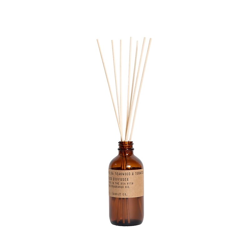 P.F. Candle Co. Teakwood & Tobacco Reed Diffuser, 3.5oz (RD4) image 1