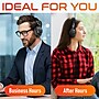Delton M201 Wireless Active Noise Cancelling Bluetooth Stereo Business Computer Headset, Black (DBHM201D) ~#|#~054FCAC2-FF1B-4D93-8E4892013EAF7B31_sc7