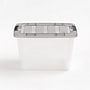 Iris 19 Quart Stack and Pull Plastic Latching Storage Bin, Clear (500206)~#|#~055388F8-C222-4057-99143CD0B8312784_sc7