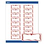 Avery Rectangle Multipurpose Labels, 1" x 2-5/8", White, 160/Pack (19479370570)~#|#~055473F1-436B-47CE-8A0F1B8F5131AEBB_sc7