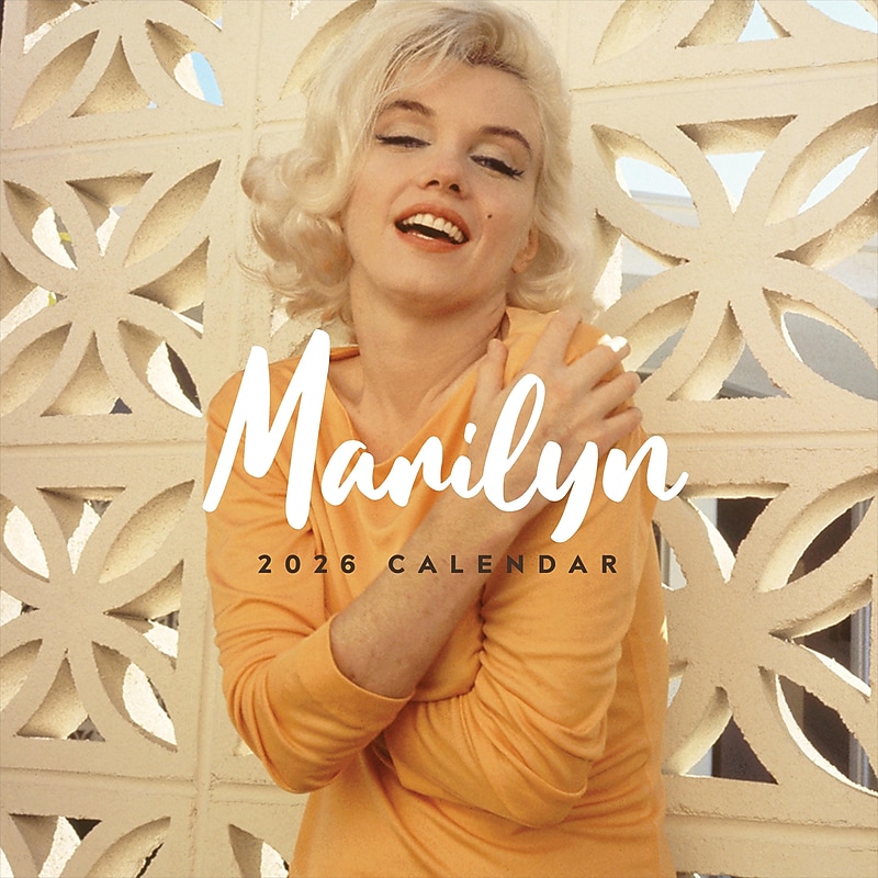 2026 TF Publishing 12" x 17" TF Publishing 12" x 12" Marilyn Monroe Wall Calendar 26-1115 image 1
