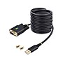 StarTech 10' USB-A to RS-232 Serial Adapter Cable, Male to Male, Black, 'DI Chip, COM Retention (1P10FFCN-USB-SERIAL)~#|#~0559EDDB-B029-49FE-950AE0D2C31C7FB6_sc7