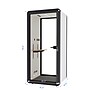 FlexiSpot NeoPod Modular Series 1-Person Privacy Booth with Switchable Privacy Glass, White (P1FC-3W-Pro)~#|#~055BBBF4-912F-4AE7-A9295CD782C64D56_sc7