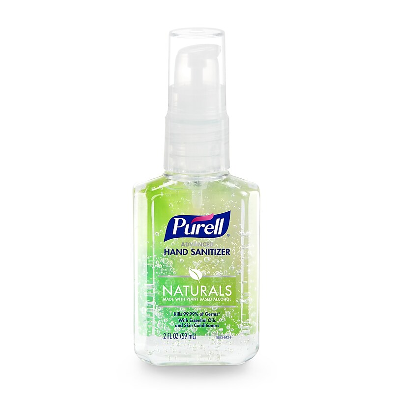 PURELL Naturals Advanced Gel Hand Sanitizer, 2 Oz. (9623-24) image 1