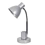 Simple Designs Sleek Essentials LED Desk Lamp, 16.22", Silver (LD1076-SLV)~#|#~0562FA02-DDD1-4C02-BAC631921108A8A1_sc7