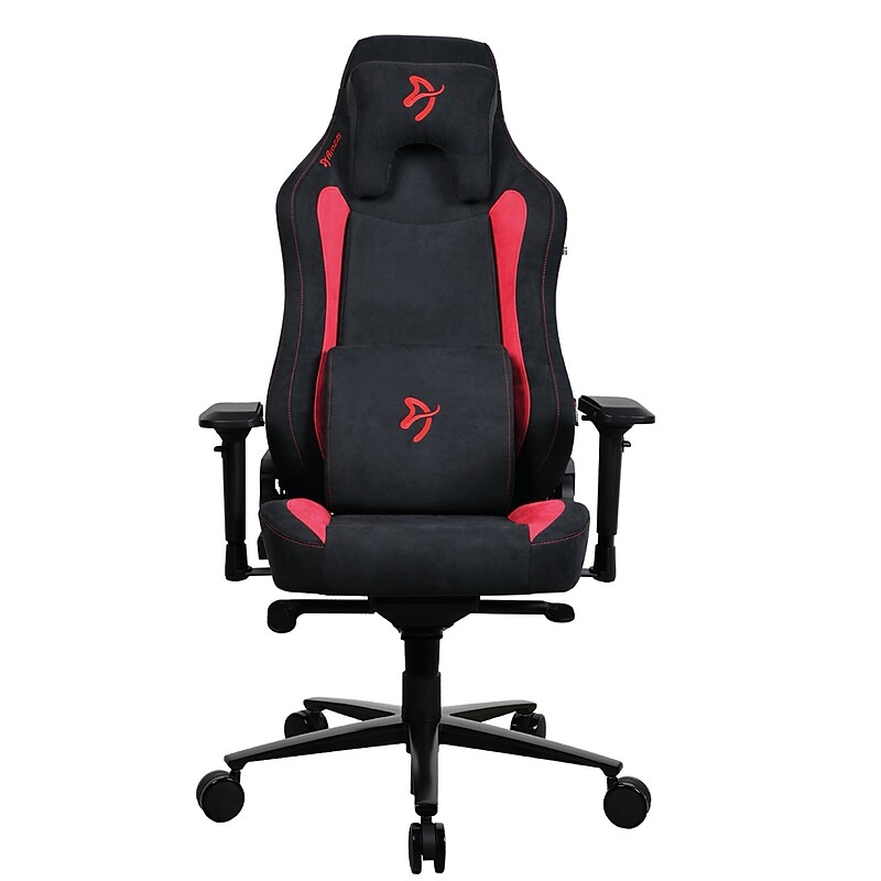 Arozzi Vernazza Supersoft Ergonomic Racing Gaming Chair, Black/Red (VERNAZZA-SPSF-RED) image 1