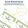 Avery Sure Feed Business Cards, 2" x 3.5", Glossy White, 8 Cards/Sheet, 20 Sheets/Pack, 160 Cards/Pack (8801)~#|#~056B3E73-53D2-4617-AC2DB515682145E9_sc7