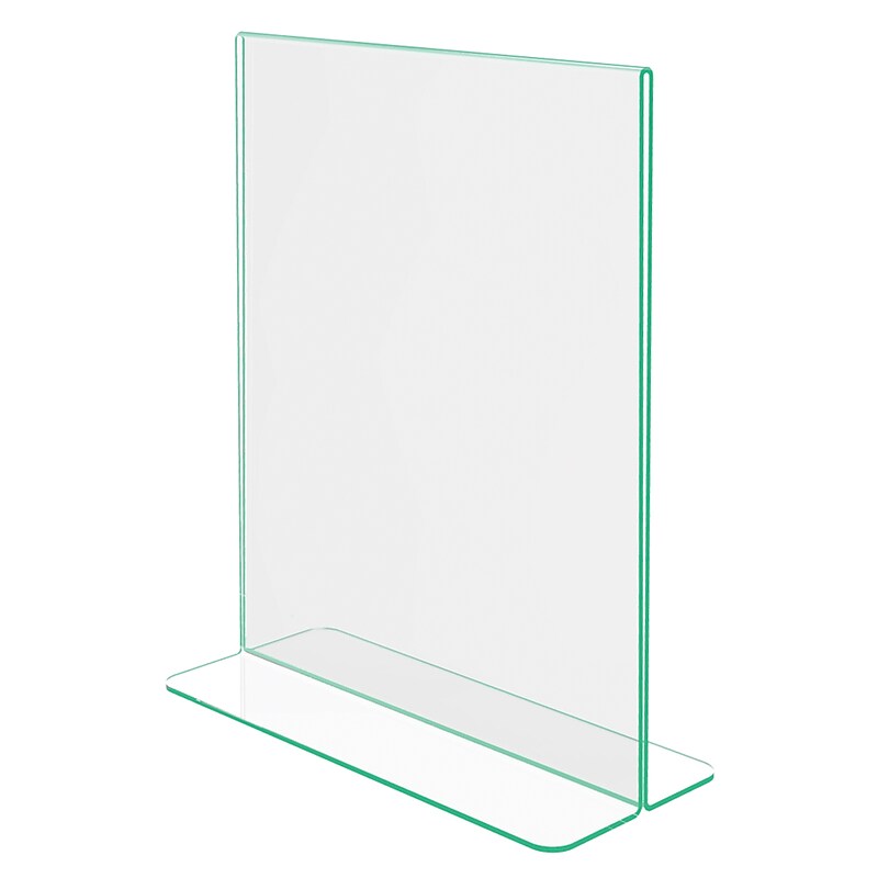 Deflecto Superior Image Document Holder, 8 1/2" x 11", Vertical, Table Top, Clear Acrylic (DEF5991790) image 1