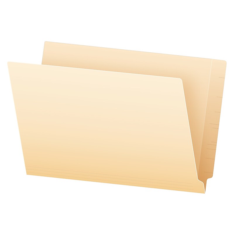 Pendaflex End Tab File Folder, Straight Cut, Legal Size, Manila, 100/Box (H210D) image 1