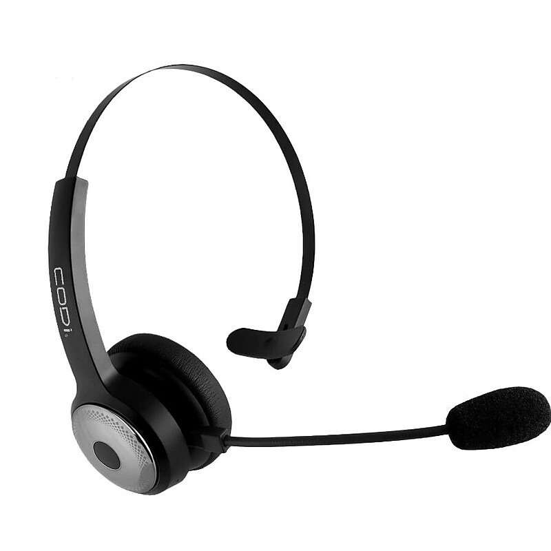 CODi Claro Wireless Headset w/ Integrated AI-Powered ENC Microphone, Black (A04616) image 1