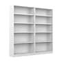 Bush Furniture Universal 72"H 5-Shelf Bookcase, Pure White, 2/Set (UB003PW)~#|#~0583A194-7083-4297-AC2DB1F1E4FDA57F_sc7