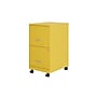 Space Solutions SOHO Smart File 2-Drawer Mobile Vertical File Cabinet, Letter Size, Lockable, Goldfinch (25276)~#|#~05874FB9-202D-44ED-BDE827FD8411E6C3_sc7