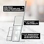 Azar Brochure Holder, 7.25" x 4", Vertical, Tabletop, Clear Plastic, 10/Pack (252922)~#|#~0587F381-1BB3-4ACB-A5126924F57C21A9_sc7